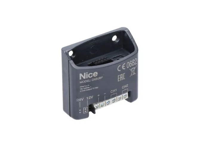 NICE NICE OX2UBP Scheda Interfaccia Modulo Cablaggio Morsettiera Ricevitori Innesto