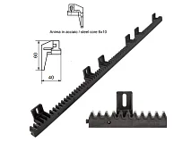 FAAC FAAC 490333 Cremagliera In Nylon 30X20 Mod.4 1 Metro Originale Per Cancello