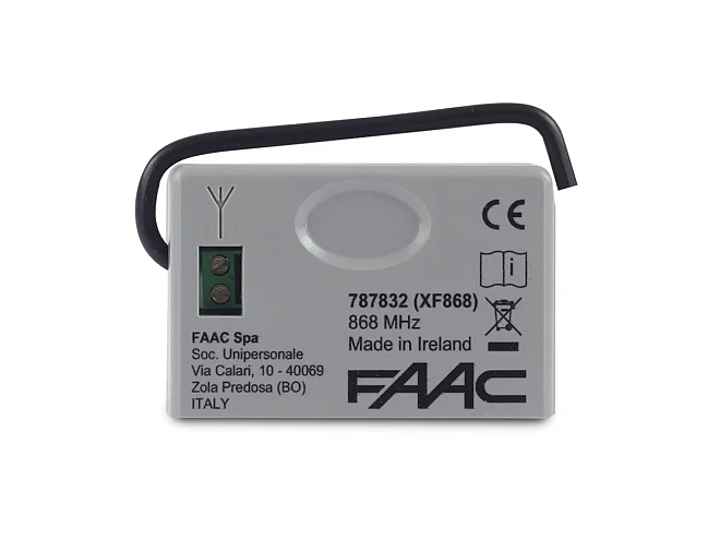 FAAC FAAC XF 868 XF868 787832 Ricevente Ricevitore Modulo Innesto 3PIN Frequenza Mhz