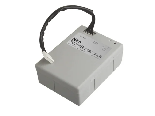 NICE Gruppo Batteria Tampone Alimentazione Di Soccorso Emergenza 24V NICE PS124