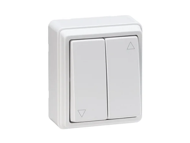 FAAC FAAC 132112 Interruttore Pulsante Up Down Compatto a Parete Tapparella Serranda