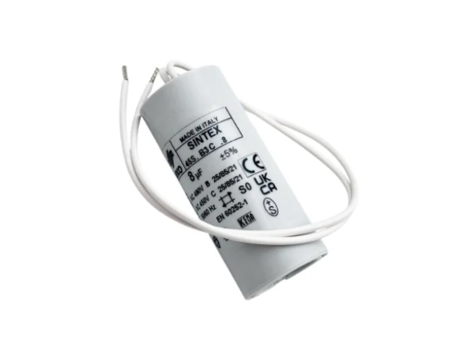 FAAC FAAC 7601351 Condensatore 8Mf 8UF 400V Cavi Unipolari 250Mm Ricambio