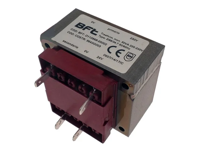 BFT BFT I100010 10001 2604500 Trasformatore 50Va 24V Ricambio DEIMOS BT ULTRA A400 BT300