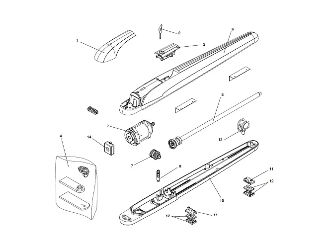 BENINCA BENINCA’ 9686640 Gruppo Finecorsa Magnetico Per Bob BOB50M Ricambio