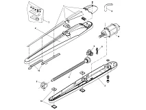 BENINCA BENINCA’ 9686767 Motore Elettrico 24V BOB BOB24 BOB2124 BOB2124E BOB3024 BOB3024E Ricambio