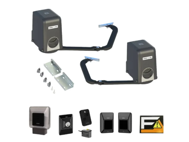 FAAC FAAC KIT ENERGY 24v 391 Automazione Cancello Battenti a Bracci Articolati