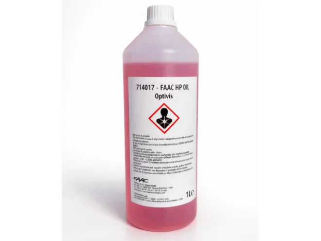 FAAC FAAC HP OIL 714017 Olio Idraulico Attuatori Oleodinamici Tanica Flacone 1 Litro