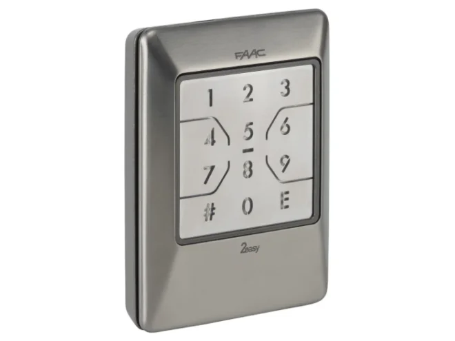 FAAC FAAC XKP B INOX LC 404045 Tastiera Numerica Datore Impulso Bus Via Cavo 2 Due Fili Cavi Acciaio