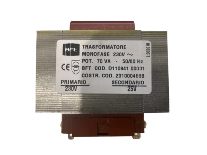 BFT BFT I098435 2604497 Trasformatore 24v Per Deimos Bt New Version Ricambio