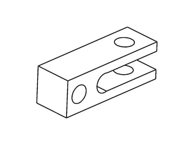 FADINI FADINI 87091 Coda a Forcella Per Attacco Posteriore Hindi 880 Evo Ricambio