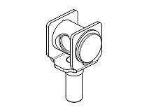 FADINI FADINI 43090 Forcella Completa Di Art. 34-35-36 Per Dardo 424 / 430  Ricambio