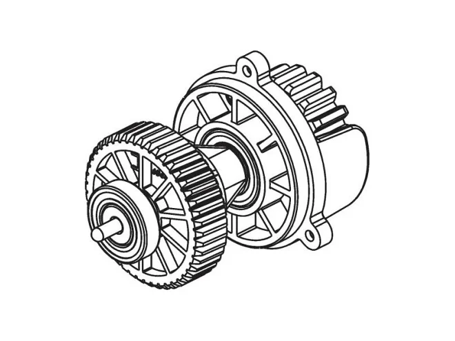 FADINI FADINI 633117 Completo Albero Di Trasmissione Per Motore JUNIOR 633 Ricambio