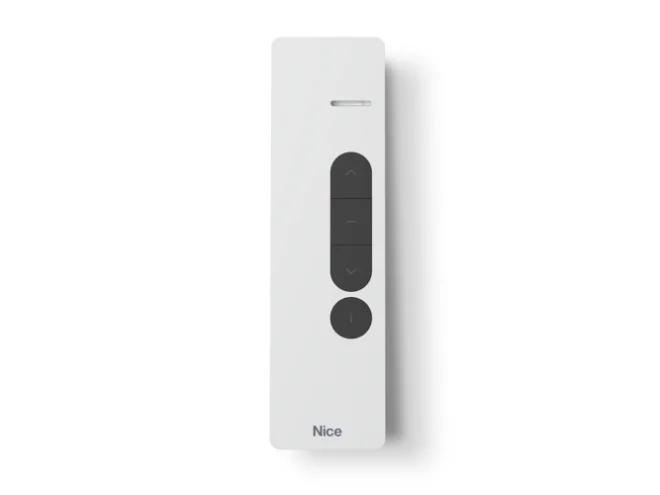 NICE NICE DOMI' P1 DOMIP1 Trasmettitore Radiocomando Bidirezionale Portatile Monocanale Bianco