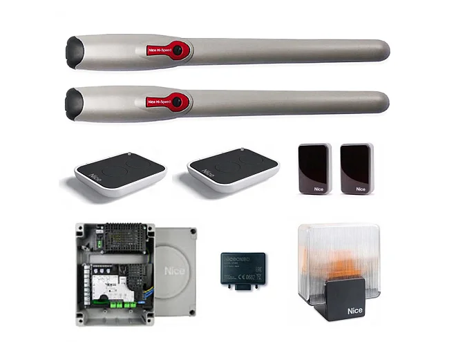 NICE NICE WINGO 3524 HS WINGO3524HSKCE Kit Automazione Per Cancelli a Battente Veloce Hi-Speed