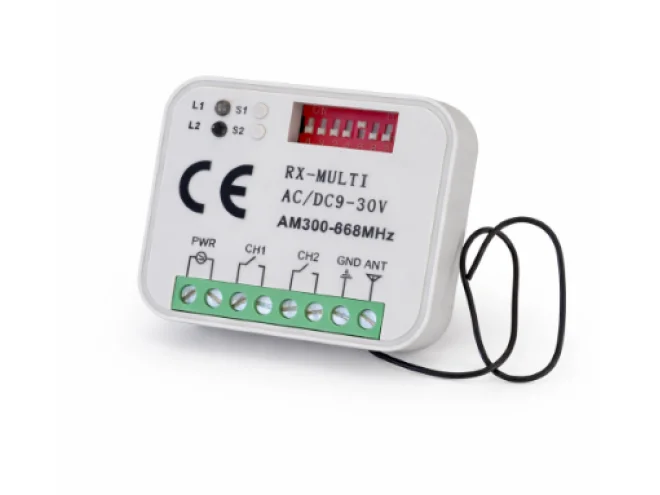 KOPEN Ricevitore Ricevente Radio Universale 300 433 868 MHz 12-24V Per Cancello Porta Garage