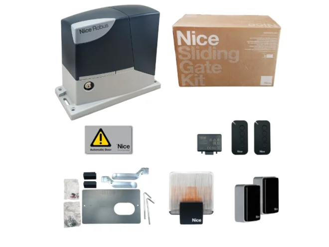 NICE NICE RDKCE RD400 RD400KCE Kit Automazione Motore Per Cancelli Scorrevoli Road 400kg 24v