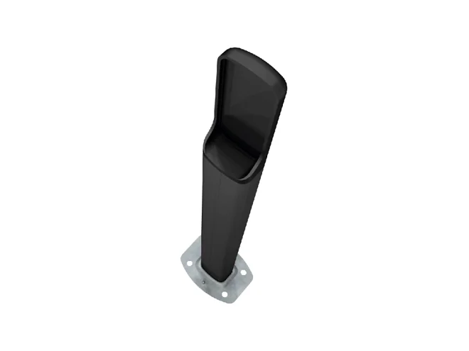 CAME CAME 001DIR-LN DIR-LN Colonnina In Alluminio Nero Nera H 500 Mm 50 Cm