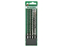 Hikoki Hikoki 783390 Kit Punte SDS-Pluscon placchetta monoblocco 4 taglienti (4 pezzi) 6/8/10/12 x 165 mm