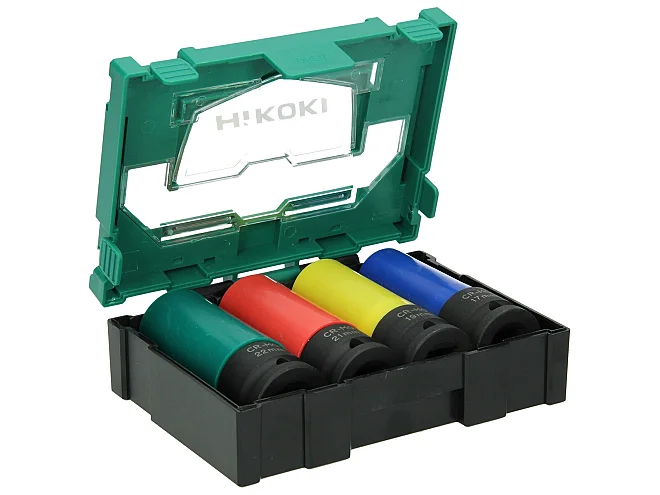 Hikoki Hikoki 40030039 Kit chiavi a bussola per auto, 4 pezzi, misura 2