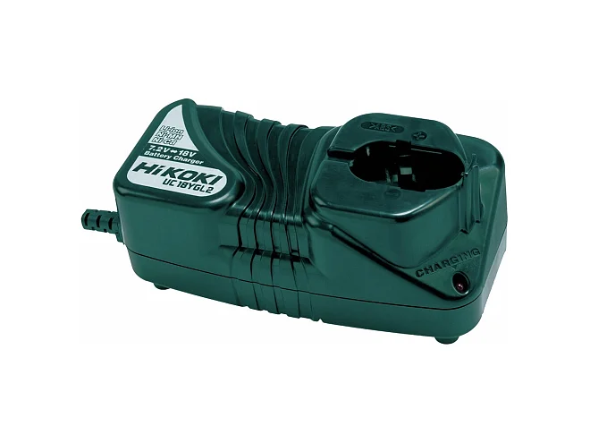 Hikoki Hikoki UC18YGL2W0Z Caricabatteria UC18YGL2 per batterie ad innesto al litio, NiMH, Ni-Cd da 7,2 V - 18 V