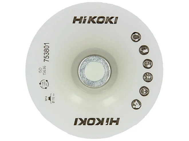 Hikoki Hikoki 753801 Platorello 115mm x M14 bianco ISO 15636