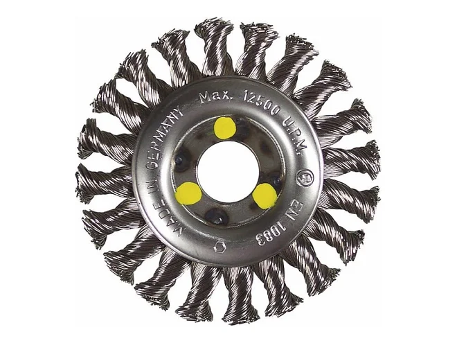 Hikoki Hikoki 751305 Spazzola metallica a tazza 115x0,5 mm, filo ritorto, inox
