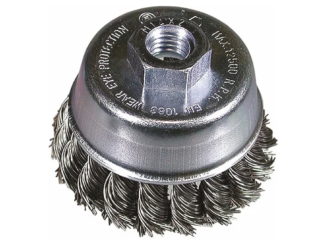 Hikoki Hikoki 751307 Spazzola a tazza 80x0,5 mm/M14 filo di acciaio, ritorto