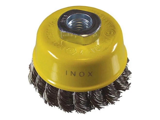 Hikoki Hikoki 751310 Spazzola a tazza 65x0,35 mm/M14 filo di acciaio inossidabile, ritorto