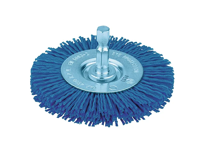 Hikoki Hikoki 751329 Spazzola circolare 75 mm/esagono 1/4'', grana grittyflex blu 180