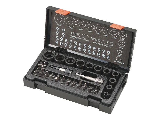 Hikoki Hikoki 752500 Kit chiavi a bussola e inserti, 45 pezzi