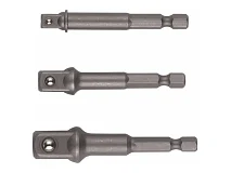 Hikoki Hikoki 751970 Kit adattatori bussola esagono 1/4'' - 1/4'',1/2'',3/8'', 3 pezzi, quadro