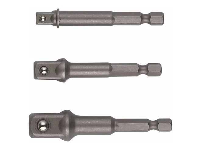 Hikoki Hikoki 751970 Kit adattatori bussola esagono 1/4'' - 1/4'',1/2'',3/8'', 3 pezzi, quadro