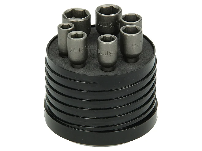 Hikoki Hikoki 752239 Bussole assortite 1/4'', 7 pezzi, 50mm, magnetiche