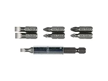 Hikoki Hikoki 752397 Porta-inserti 1/4'' magnetico, con inserti Phillips PH1, PH2, Pozidriv PZ1,PZ2, taglio SL4.0, SL5.5, SL6.5