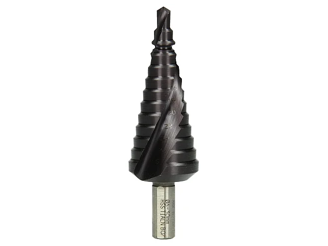 Hikoki Hikoki 780103 Frese a gradino a spirale in HSS rivestite TiAlN 6 - 30 mm