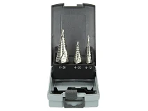 Hikoki Hikoki 780109 Kit frese a gradino a spirale HSS (3 pz.) 4-12 / 4-20 / 6-30 mm