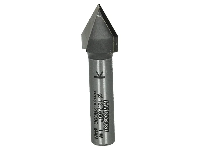 Hikoki Hikoki 754087 Fresa per scanalature a V 8 mm 12,7x47,5x60