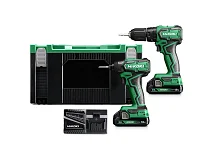 Hikoki Hikoki KC18DDWGZ Kit combinato a batteria