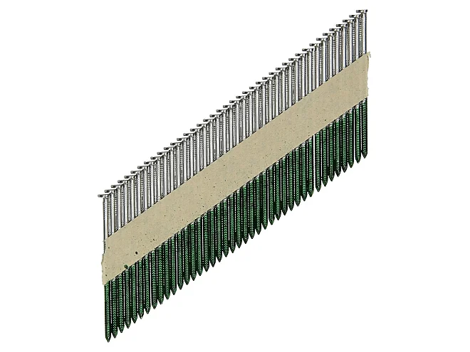 Hikoki Hikoki 753633 3000 chiodi a stecca 34° a mezza testa 2,8 x 65 mm, gambo anellato, lucidi