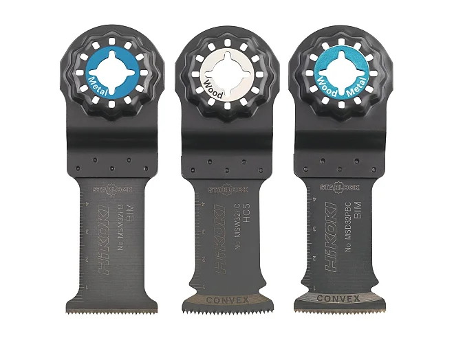Hikoki Hikoki 782793 Kit lame Multifunzione 3 pz.; STARLOCK MSD32PBC/MSW32PC/MSM32PB