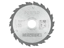 Hikoki Hikoki 752412 Lama per legno 165x30/20 Z18 dente piatto/alternato