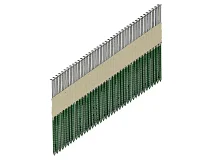 Hikoki Hikoki 753636 2500 chiodi a stecca 34° a mezza testa 3,1 x 90 mm, gambo anellato, lucidi