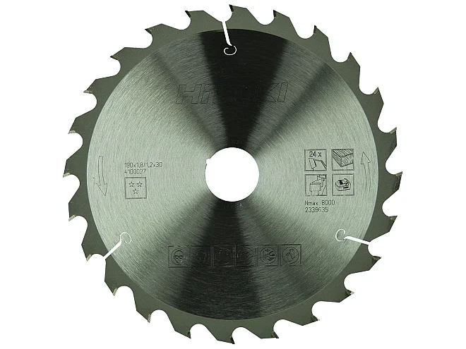 Hikoki Hikoki 4100027 Lama per legno 190x30 Z24 dente piatto/alternato