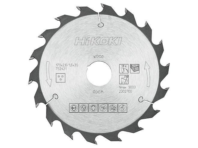 Hikoki Hikoki 752421 Lama per legno 170x30/20xZ18 denti alternati