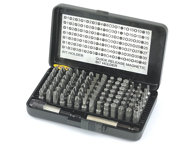Hikoki Hikoki 754000 Box inserti 1/4'', 100 pz, 25mm, incl. porta-inserti magnetico e porta-inserti magnetico a cambio rapido