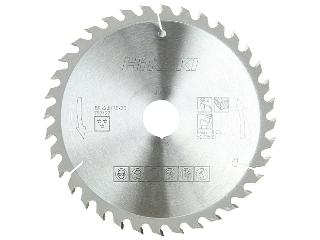 Hikoki Hikoki 752437 Lama per legno 190x30xZ36 denti alternati