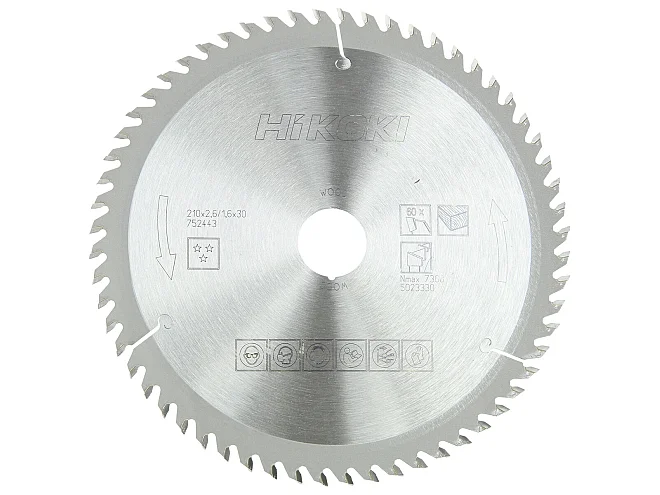 Hikoki Hikoki 752443 Lama per legno 210x30 Z60 denti alternati
