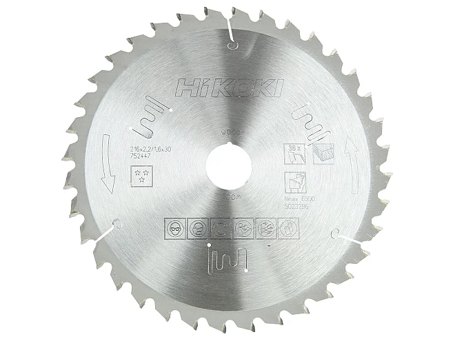 Hikoki Hikoki 752447 Lama legno 216x30 Z36 denti alternati