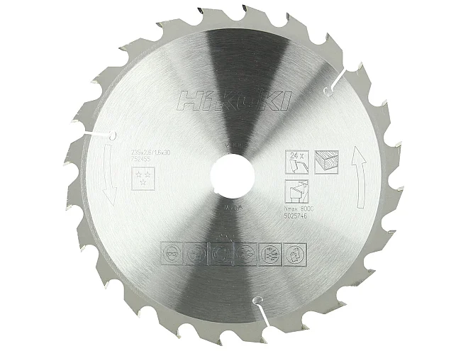 Hikoki Hikoki 752455 Lama per legno 235x30 Z24 denti alternati