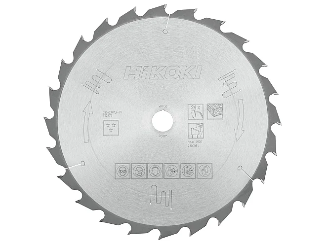 Hikoki Hikoki 752476 Lama per legno 335x30xZ24 denti alternati